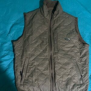 Drake Olive Quilted Vest